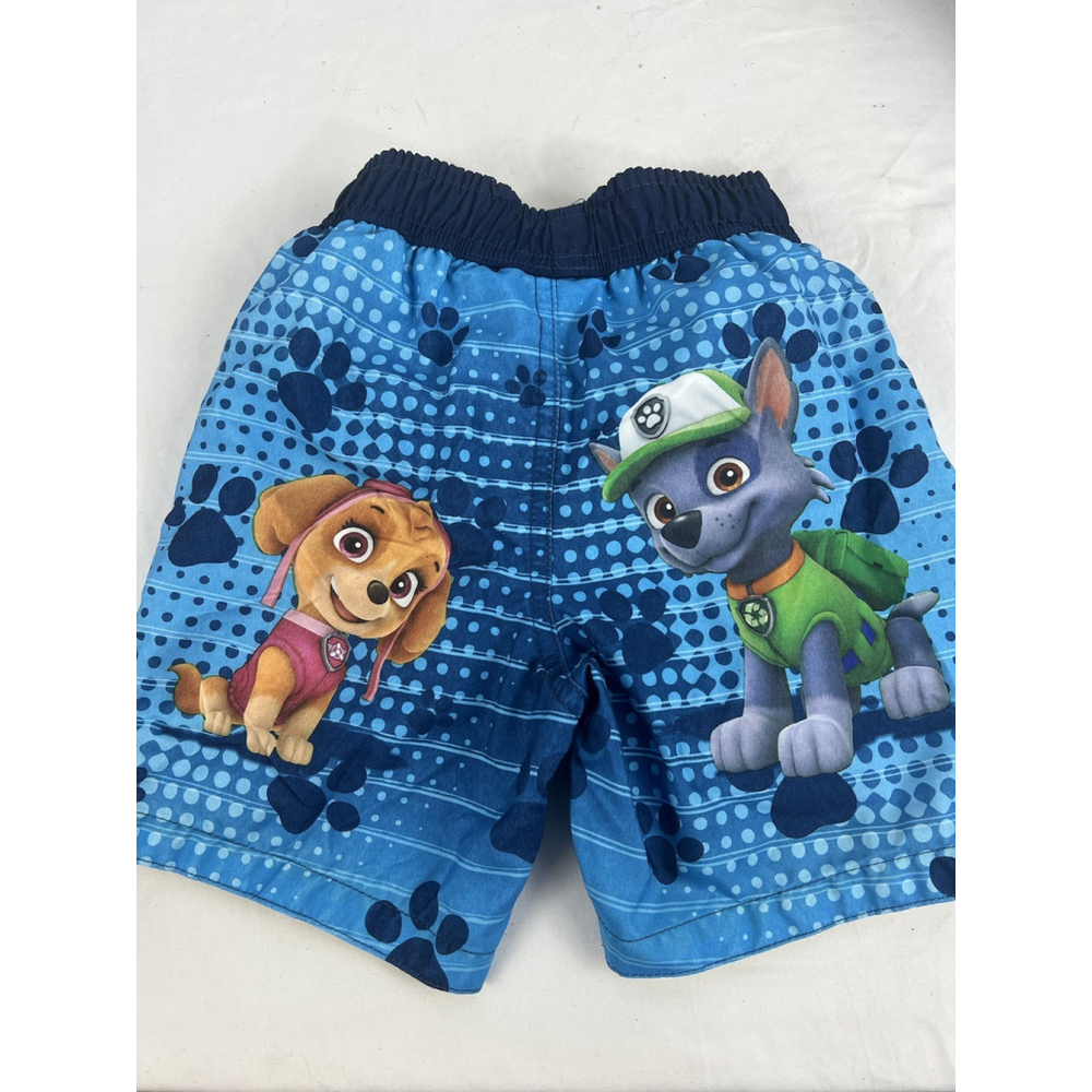 Boy's Toddler Nickelodeon Paw Patrol Swim Trunks Size 3T Elastic Waistband - Picture 2 of 2